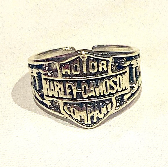 Harley-Davidson Other - HARLEY DAVIDSON motorcycle company silver tone unisex ring